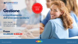 Master in Gestione e coordinamento dell'area socio sanitaria